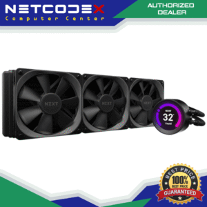 NZXT Kraken Z Series Z73 360mm **LGA 1700 bracket included** - RL-KRZ73-01 - AIO RGB CPU Liquid Cooler - Customizable LCD Display - Improved Pump - Powered by CAM V4 - RGB Connector - Aer P 120mm Radiator Fans (3 Included) LGA 1700 Support