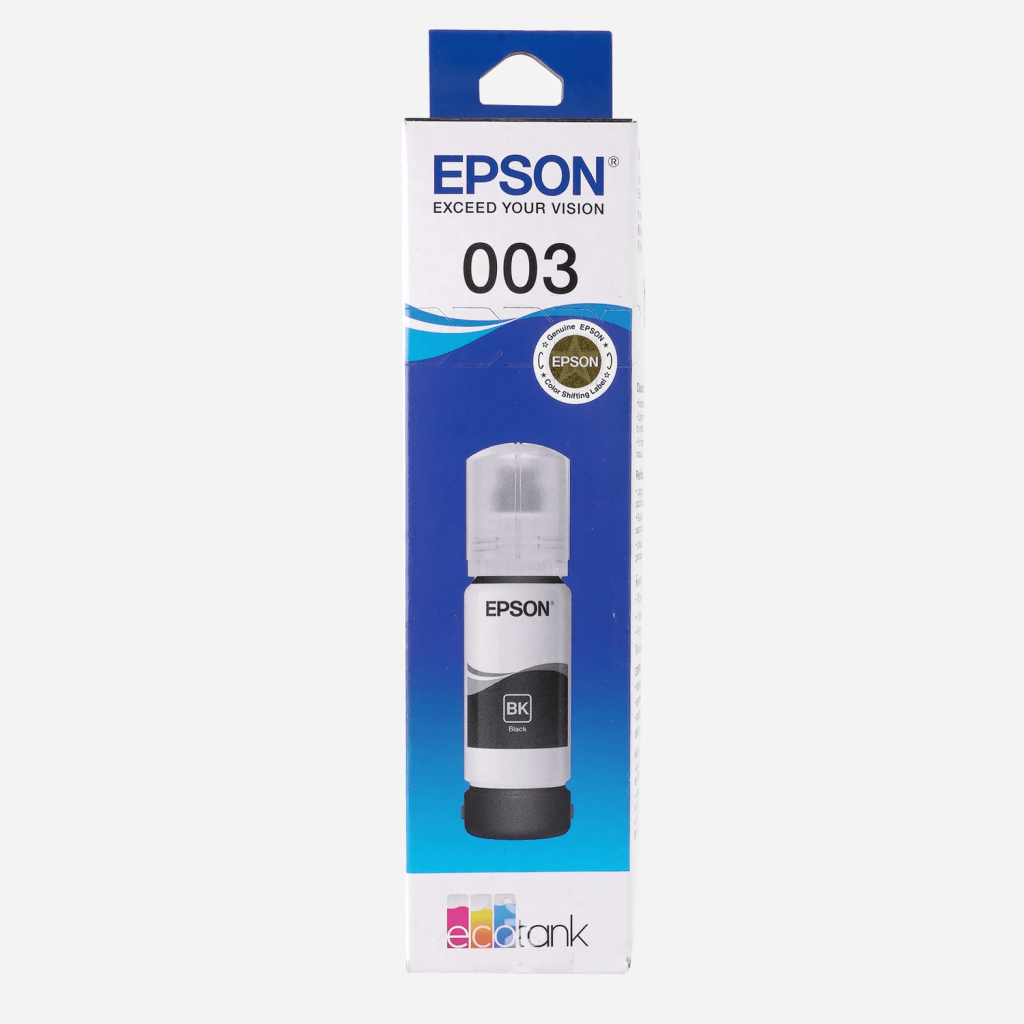 Netcodex.ph Epson 003 C13T00V100 Black Genuine Ink Bottle for L1110