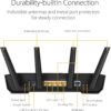 ASUS TUF Gaming AX3000 Dual Band WiFi 6 Gaming Router with dedicated Gaming port, AiMesh for mesh WiFi and AiProtection Pro network security