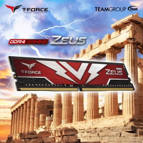 T.Force Zeus 8GB 3200mhz CL20 DDR4 Gaming Memory by Teamgroup CCL CL20-22-22-46 PC4  25600 T.Force T force Team Group 3200 20 CAS TTZD48G3200HC2001