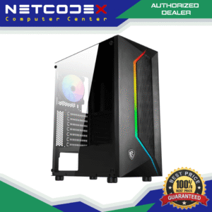 MSI MAG Vampiric 100R ATX Mid Tower Gaming Case with Tempered Glass