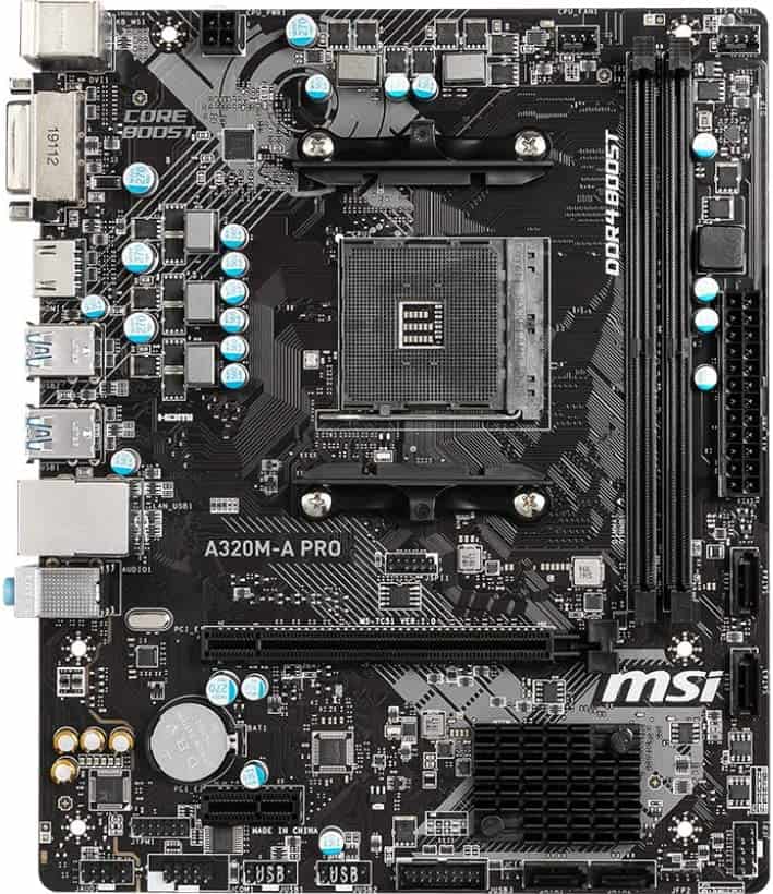 Buy MSI A320MA Pro AMD A320 AM4 Micro ATX DDR4 Motherboard for Ryzen MSI A320M A PRO Netcodex.ph