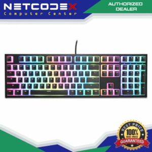 Ducky One 2 Pudding Edition RGB LED Double Shot PBT Brown Cherry MX Mechanical Keyboard - Black/White - DKON1808ST-BUSPDAZTP