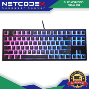 Ducky One 2 TKL Pudding - Cherry MX Brown - RGB Black premium double shot PBT pudding keycaps RGB LED backlighting, DKON1787ST-BUSPDAZTP