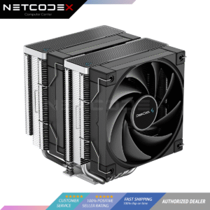DeepCool AK620 High-Performance CPU Cooler **New Version w/ LGA1700 Support** Dual-Tower Design, 6 Copper Heat Pipes, 260W Heat Dissipation, Intel: LGA1700/2066/2011-v3/2011/1200/1151/1150/1155, AMD:AM4/AM3+/AM3/AM2+/AM2/FM2+/FM2/FM1 - R-AK620-BKNNMT-G