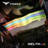 Teamgroup T-Force Delta RGB WHITE 16GB (2 x 8GB) CL16 288-Pin DDR4 SDRAM DDR4 3200 (PC4 25600) Intel XMP 2.0 Desktop Memory Model Tforce 3200mhz TF4D416G3200HC16CDC01
