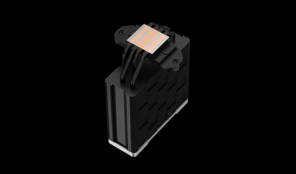 DeepCool AK400 ZERO DARK CPU Air Cooler 220w TDP ALL-Black Heatsink 4 Copper Heat Pipes CPU Cooler 120mm Fan 1650RPM PWM 59.46CFM for Intel LGA 1700/1200/1151/1150/1155 AMD AM5/AM4 - R-AK400-BKNNMN-G-2