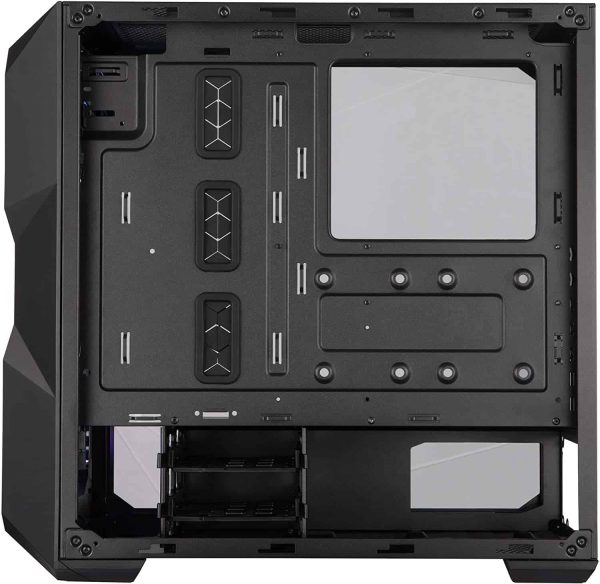 Cooler Master MasterBox TD500 Mesh Airflow ATX Mid-Tower with Polygonal Mesh Front Panel, Crystalline Tempered Glass, E-ATX Up to 10.5", Three 120mm ARGB Fans & ARGB Lighting System - Black