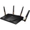 ASUS RT-AX88U AX6000 Dual-Band Gigabit Router WiFi 6 Gaming Router - Dual Band Gigabit Wireless Router, 8 GB Ports, Gaming & Streaming, AiMesh Compatible, Included Lifetime Internet Security, Adaptive QoS, MU-MIMO