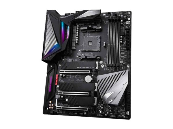 f954221811677988d41e7954b83626f7.jpg GIGABYTE X570 AORUS MASTER AMD Ryzen 3000 PCIe 4.0 SATA 6Gb/s USB 3.2 AMD X570 ATX Motherboard Compatible with 5000 Series Zen 3 - 5900X 5950X 3800X 5600X
