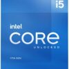 Intel Core i5-11600K Desktop Processor 6 Cores up to 4.9 GHz Unlocked LGA1200 (Intel® 500 Series & Select 400 Series Chipset) 125W i5 11600K