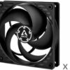 ARCTIC P12 PWM PST (Black/Black) Value Pack 5pack - Pressure-optimised 120 mm Fan with PWM and PST (PWM Sharing Technology)