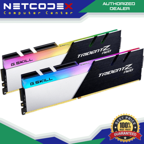 G.SKILL Trident Z Neo Series 32GB (2 x 16GB) 288-Pin RGB DDR4 SDRAM DDR4 3200 (PC4 25600) Desktop Memory Model F4-3200C16D-32GTZN