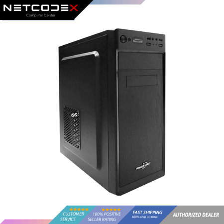 Powerlogic Challenger ATX w/ 700w PSU Desktop Computer Case - Black PC ...