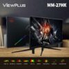 ViewPlus MM-27HK 27 inch 165Hz 1ms Response Time IPS 2K 1440p 2560 x 1440 Resolution Freesync Gaming Monitor 2x HDMI + 2x DP + Audio Out