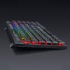 Redragon Yi K625P KB RGB USB Mini Slim Ultra-Thin Designed Wired Mechanical Gaming Keyboard Red Switch 94 Keys