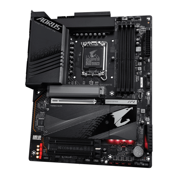 3462373-l-c GIGABYTE Z790 AORUS ELITE AX LGA 1700 Intel Z790 ATX Motherboard with DDR5, Quad M.2, PCIe 5.0, USB 3.2 Gen2X2 Type-C, Intel WiFi 6E, 2.5GbE LAN, Q-Flash Plus, PCIe EZ-Latch
