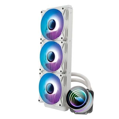 Buy NZXT Kraken Elite RGB 360mm - RL-KR36E-B1 – RGB AIO CPU Liquid Cooler –  Customizable LCD Display - 3 x F120RGB Core Fans Radiator Fans White LGA  1700 / AM5 Compatible (Black) 