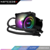 DarkFlash DX120 CPU Liquid Cooler RGB 120mm PWM Fan 5V 3Pin SYNC Liquid Water Cooling Cooler (Black)