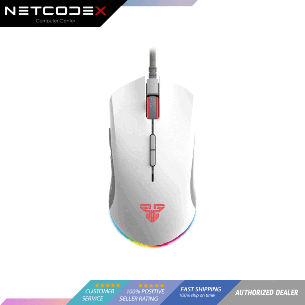 FANTECH X17 BLAKE white FANTECH X17 BLAKE Macro Programmable RGB Gaming Mouse |Pixart 3325 Sensor|USB INTERFACE | FOR PC - White