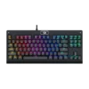 Redragon K552 Mechanical Gaming Keyboard 87 Key Rainbow LED Backlit Wired with Anti-Dust Proof Switches for Windows PC (Black Keyboard, Red Switches)