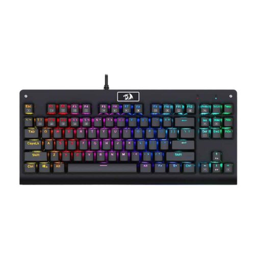 Redragon K568 RGB Dark Avenger Mechanical Gaming Keyboard 87 Keys , N-Key Roller, Gold-plated USB 2.0, Fiber Braided Cabling | K568RGB / K568RGB-2