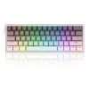 Redragon Fizz RGB Wired Mechanical Gaming Keyboard - Dust-Proof Blue Switch (Gradient Grey White) (K617GGW-RGB)