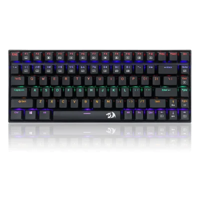 Redragon K629 PHANTOM RGB LED Backlit Mechanical Gaming Keyboard with 84 Professional Keys-Linear Red Switches
