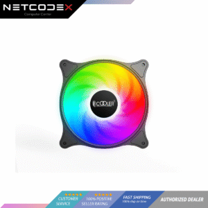 PC Cooler FX-120 Fixed Color RGB FAN 3 Pin Molex Connector - 1pc