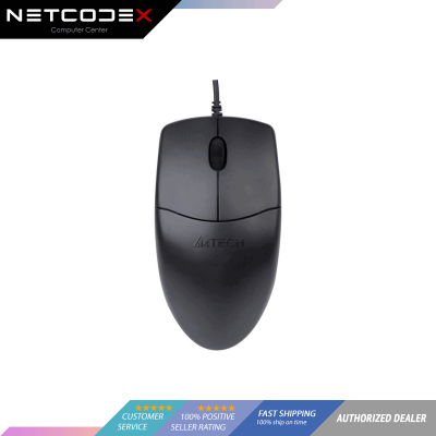 A4Tech N-300 USB Padless Wired Mouse (Black)