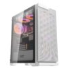 Darkflash DK361 Luxury ATX PC Case (White) w/ 4pcs ARGB Fans