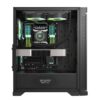 Darkflash DK361 Luxury ATX PC Case (Black) w/ 4pcs ARGB Fans