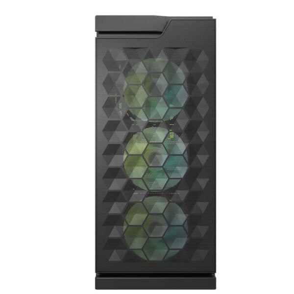 Darkflash DK361 Luxury ATX PC Case (Black) w/ 4pcs ARGB Fans