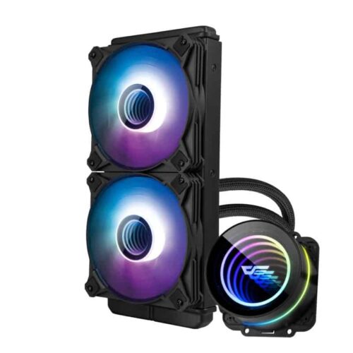 Darkflash Twister DX-240 V2.6 All-In-One 240MM Liquid CPU Cooler (Black) Intel LGA 1700 AMD AM5 Ready