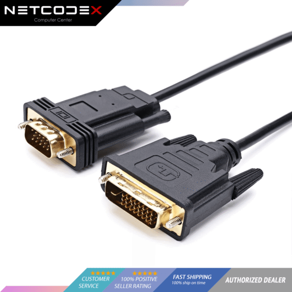 dvi-i to vga AD-LINK DVI-I to VGA Cable - 1.5m