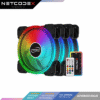 fantech fb302 FANTECH FB 302 TYPHOON ARGB FAN Kit 3in1 (120mm) - ADDESSABLE RGB - FAN SPEED 1200RPM - FAN NOISE LEVEL 45dB - Remote Control - Smart RGB Control Box Allows You To Control Up To 10 Fans