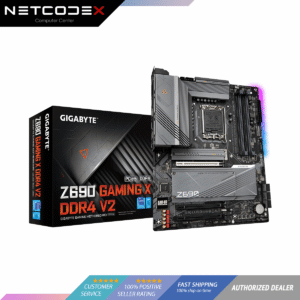GIGABYTE Z690 GAMING X DDR4 LGA 1700 Intel Z690 ATX Motherboard with DDR4 (REV 1.0), Quad M.2, PCIe 5.0, USB 3.2 Gen2X2 Type-C, 2.5GbE LAN