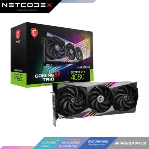 MSI GeForce RTX 4080 16GB GAMING X TRIO Graphics Card