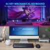 Redragon K629 PHANTOM RGB LED Backlit Mechanical Gaming Keyboard with 84 Professional Keys-Linear Red Switches
