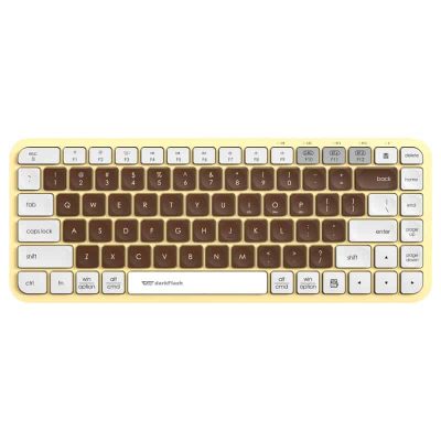 Darkflash V200 Wireless 2.4G and Bluetooth Keyboard (Mocha)...