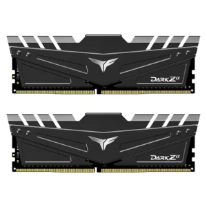 TEAMGROUP T-Force Dark Za 32GB Kit (2x16GB) DDR4 Dram 3200MHz (PC4-25600) CL16 (CL16-20-20-40) 288-Pin Desktop Memory Module Ram (Black) - TDZAD432G3200HC16CDC01