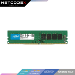 Crucial RAM 8GB DDR4 3200MHz CL22 Desktop Memory CT8G4DFRA32A