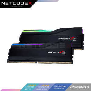G.SKILL Trident Z5 RGB Series 64GB (2 x 32GB) 288-Pin PC RAM DDR5 6400 (PC5 51200) 6400mhz Desktop Memory Model F5-6400J3239G32GX2-TZ5RK (extremely fast RAM kit)
