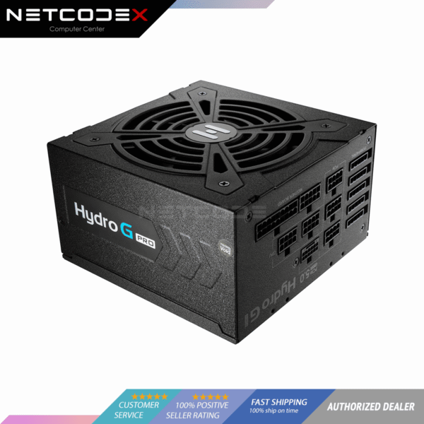 FSP Hydro G PRO ATX3.0 PCIe5.0 850W Gen5 Fully Modular 80+ Gold Power Supply with ATX 12V CPU power connector for RTX 40 series cards (RTX 4090 4080) - HG2-850,Gen5
