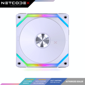 ginee_20230621125616293_8712050973.png Lian Li UNI Fan SL120 V2 RGB White Single Pack Without Controller (Compatible with Lian Li SL120 V2 3 Pack only) - UF-SL120V2-1W