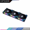 Lian Li UNI Fan SL120 V2 RGB Black Triple Pack with Controller (3 pack) - UF-SL120V2-3B