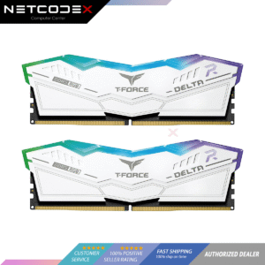 ginee_20230701223354253_0606269967.png DELTA RGB DDR5 DESKTOP MEMORY WHITE 32GB(2x16GB) 6400MHz CL32 Module Type DELTA RGB DDR5 DESKTOP MEMORY Capacity 32GB(2x16GB) Frequency 6400MHz Latency CL32 Data Transfer Bandwidth 51200 MB/s Voltage 1.35V Compatibility Intel: 600 series, 700 series Dimensions 46.1(H)x144.2(L)x7(W)mm Warranty Lifetime Warranty TEAM P/N FF4D532G6400HC32ADC01