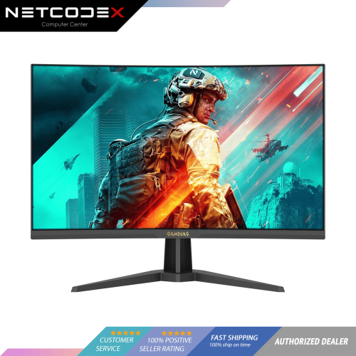 Gamdias ATLAS Q32VC 165hz VA 1ms Curved 2560 x 1440 HDMI DP Gsync and Freesync Compatible QHD Gaming Monitor