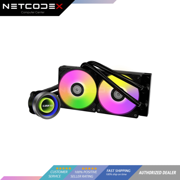 LIAN LI Galahad II Trinity 240 Black GA2T24B Liquid / Water Cooling