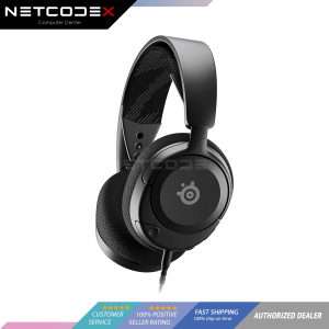 NEW SteelSeries Arctis Nova 1 Multi-System Gaming Headset — Hi-Fi Drivers — 360° Spatial Audio — Comfort Design — Durable — Ultra Lightweight — Noise-Cancelling Mic — PC, PS5/PS4, Switch, Xbox - Black